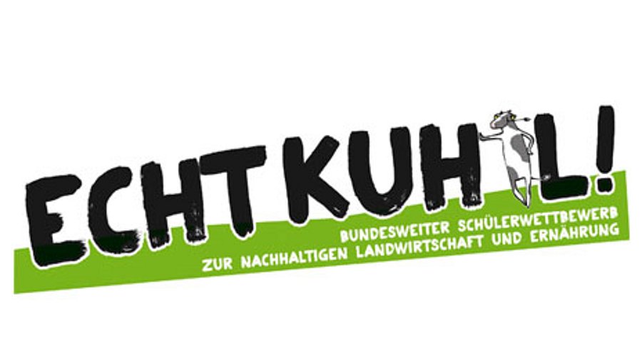 Logo Echt Kuh-L - "ECHT KUH-L!" – Schülerinnen und Schüler ackerten für die Vielfalt   