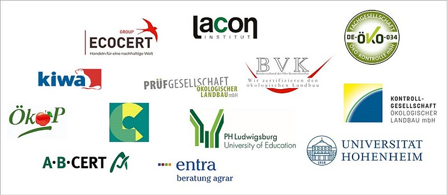 Logos der Teilnehmer des Konsortiums